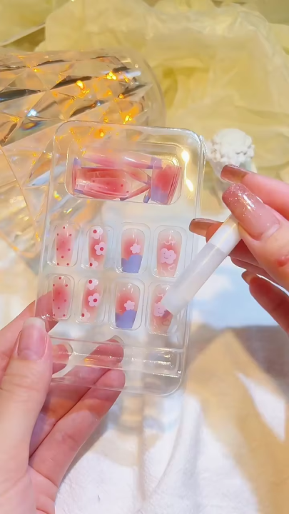Menggh  PK（Buy 3, Get 1 Free）24pcs false nails（Please check the product details page before placing an order）