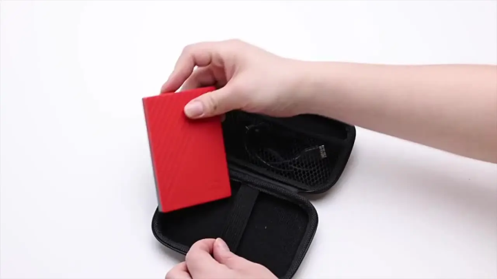 Ivinxy Portable Headphone Storage Bag Headphone Bag Shatterproof Waterproof Carrying Case For Storage Data Line Headphones