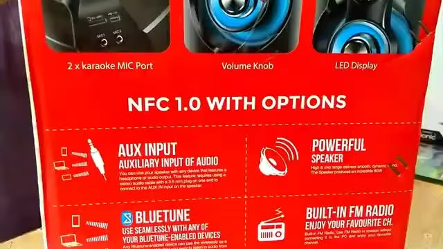 Audionic Reborn RB-110 2.1 Channel Speaker Home Theater with Woofer ...