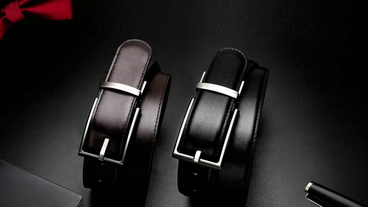 Maikun Reversible Leather Belts for Men Brown Leather Belts For Trousers Boss Belts Men's Designer Waist Belt Coffee