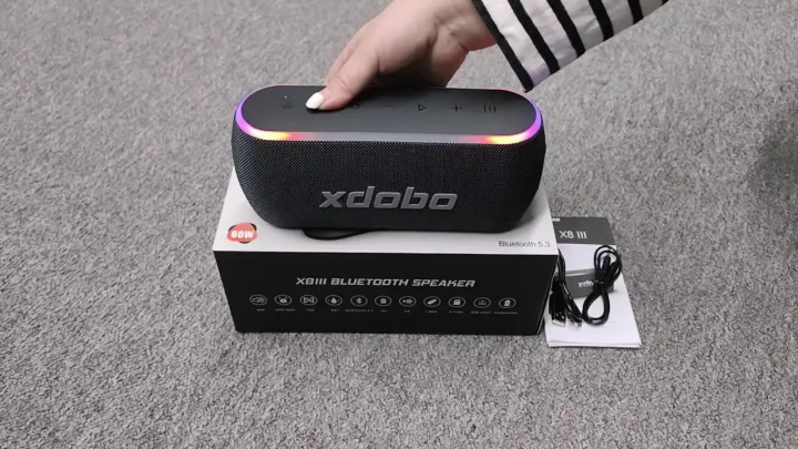 XDOBO X8 III Bluetooth Speaker Wireless Subwoofer 6600mAh 60W Powerful Deep Bass Power Bank Outdoor Party Hiking Music Fun