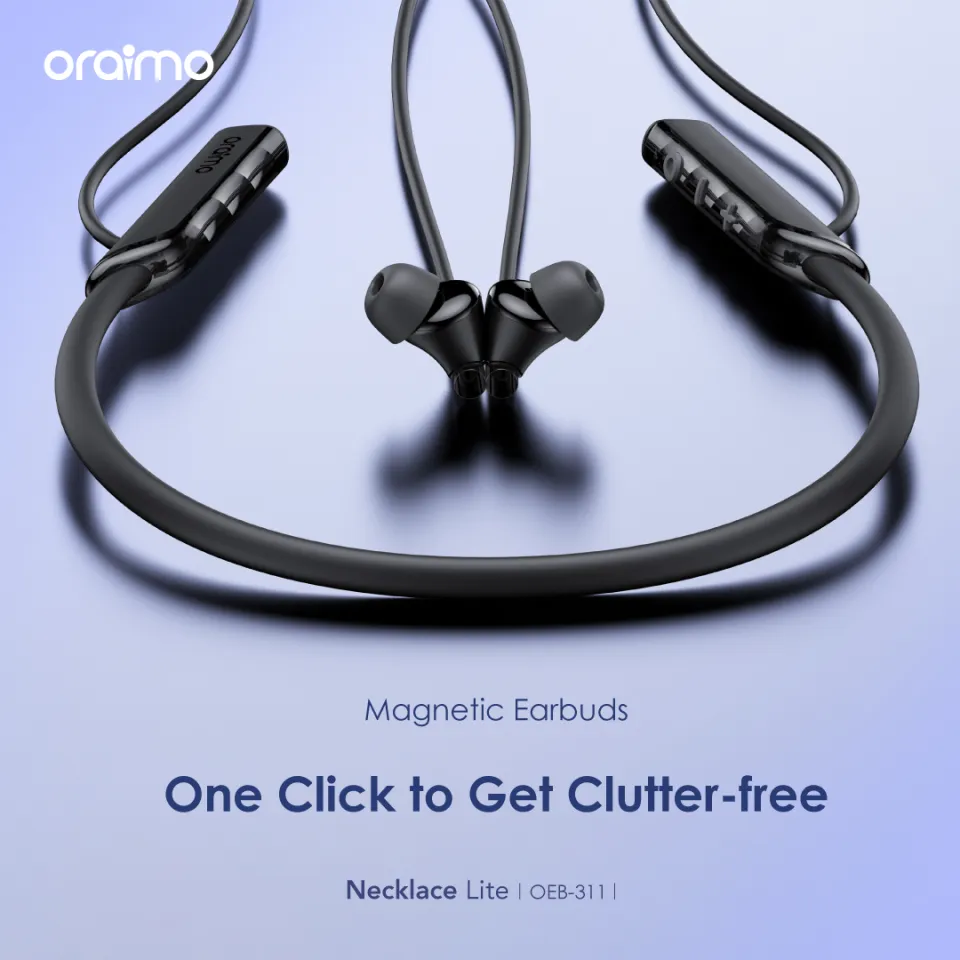 Oraimo OEB-311 Necklace Lite ENC Wireless Headphone | Daraz.com.bd
