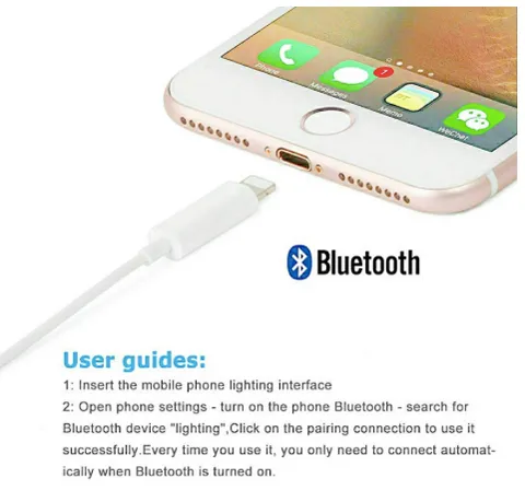 Lightning To 3.5mm Headphone Jack Bluetooth Adapter | CJ Retail