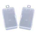 Mini Portable Transparent Plastic Box Storage Collections Item Packaging Case Clear Small Tools Box. 