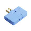 3 In 1 US Power Plug Adapter 180 Degree Rotatable Socket Converter  Multi Plug Slim Wireless Outlet. 