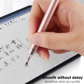2 In 1 Stylish Universal Practical Dual-use Capacitive Tablet Stylus Pen Exquisite Double-headed Silicone Disc Drawing Tablet Phone Capacitor Pen. 