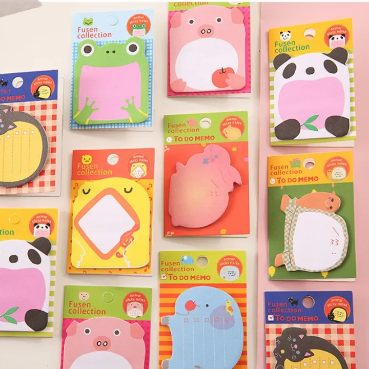 20Pcs/Set%20Cute%20Cartoon%20Animals%20Zoo%20Sticky%20Notes%20Creative%20Kawaii%20Tearable%20Memo%20Pad%20Message%20stickers%20Student%20Stationary%20School%20Office%20Supplies%20-%20Image%202