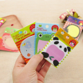 20Pcs/Set Cute Cartoon Animals Zoo Sticky Notes Creative Kawaii Tearable Memo Pad Message stickers Student Stationary School Office Supplies. 