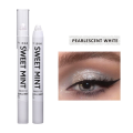 Sweet Mint Silver Pearlescent Waterproof Highlighter Pen/ Novice Long Lasting Flash Lying Silkworm Eye Shadow Makeup. 