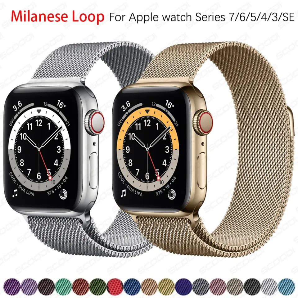 Apple watch stainless steel milanese loop hotsell