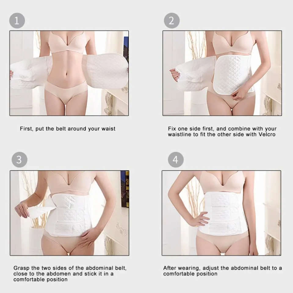 Post C Section Recovery Belly Band Wrap Abdominal Binder Cesarean Section Belt Daraz.pk