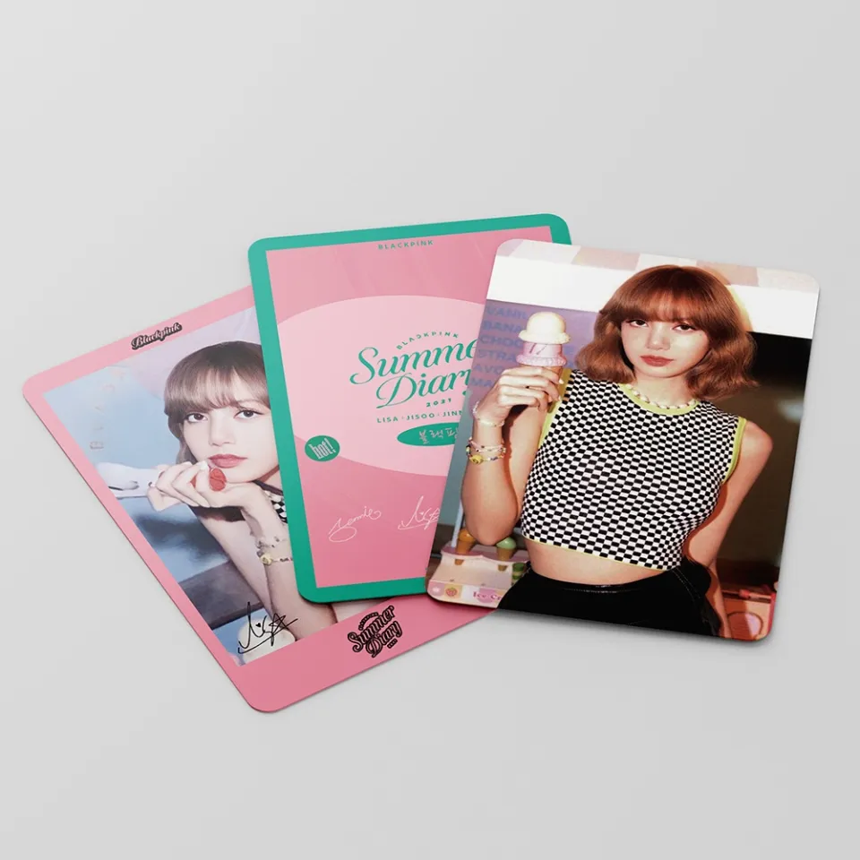 54pcs/set Kpop BLACKPINK Lomo Cards SUMMER DIARY Photo Album