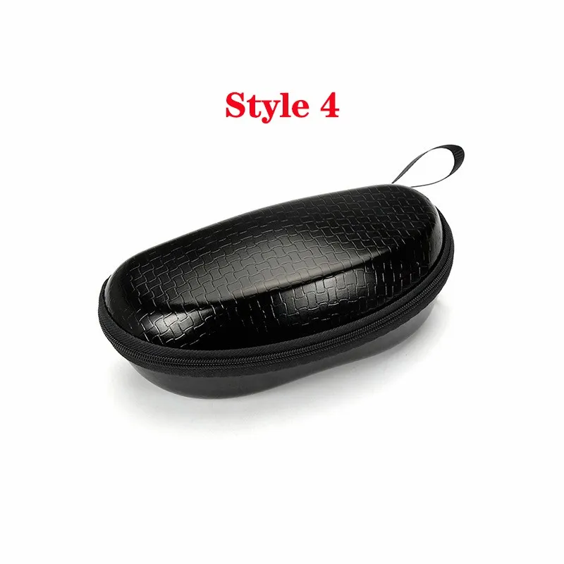Hard Portable Rectangle Zipper Glasses Case Eyewear Box for