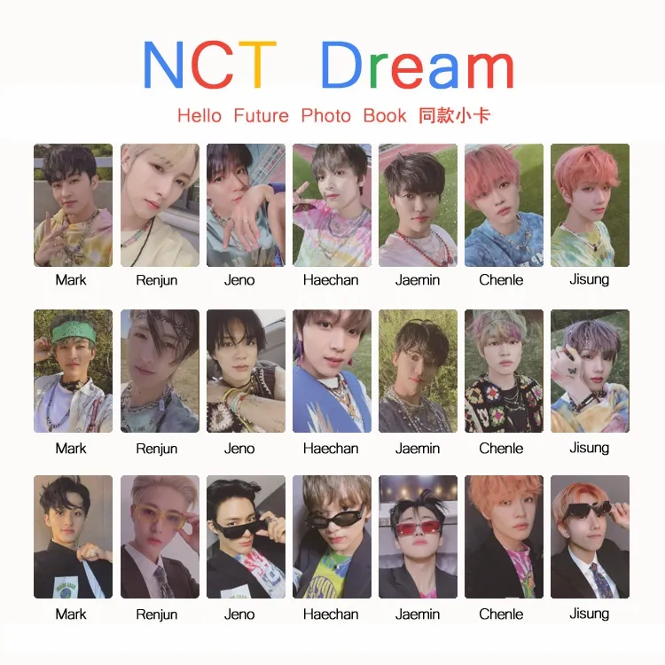 7pcs/set KPOP NCT DREAM Hello Future Photocards Lomo Card