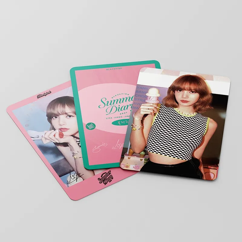 54pcs/box BLACKPINK Photocards Summer Diary Album LOMO Card