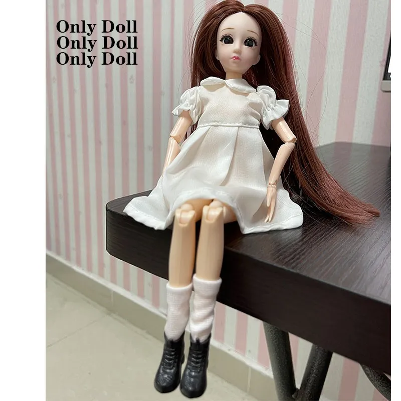 BJD barbie Doll diy lovely Princess Gifts 3D Eyes head and 20 Joints body Dolls 30cm Girl Toys 1 6 dolls Daraz.pk