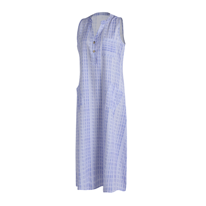 Women%20Summer%20Sleeveless%20Dress,%20Adults%20Casual%20Striped%20V-neck%20One-piece%20with%20Pockets%20-%20Image%205