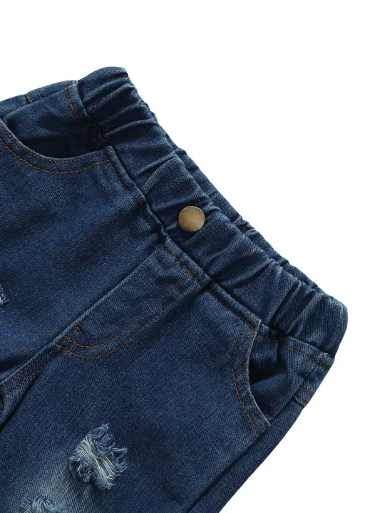 Jumperjuser-Girl%E2%80%99s%20T-shirt%20and%20Trousers%20Suit%20Fashion%20Daisy%20Print%20Long%20Sleeve%20Tops%20and%20Ripped%20Denim%20Pants%20with%20Headband%20-%20Image%207