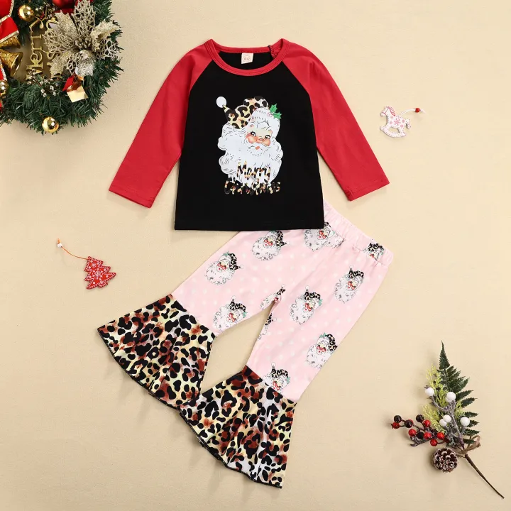 Ma&Baby%20Baby%202Pcs%20Christmas%20Outfits,%20Long%20Sleeve%20Santa%20Claus%20Print%20Tops%20+%20Flare%20Pants%20Set%20-%20Image%203