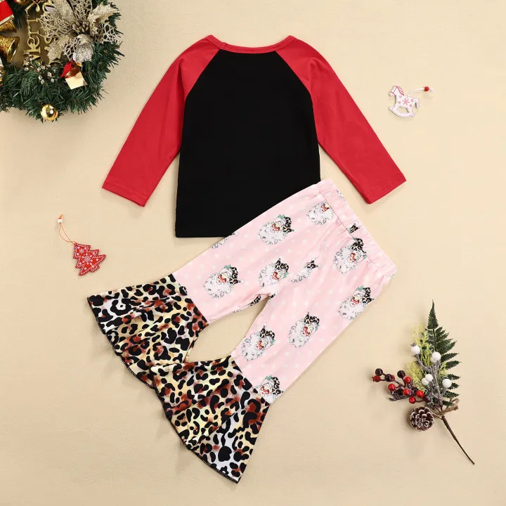 Ma&Baby%20Baby%202Pcs%20Christmas%20Outfits,%20Long%20Sleeve%20Santa%20Claus%20Print%20Tops%20+%20Flare%20Pants%20Set%20-%20Image%205