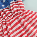 Kids Girls Independence Day Dress Stars Stripe Print Ruffles Sling Dress Toddler Summer Sleeveless Princess Dress. 