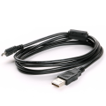 Type A to Mini B 8Pin USB 2.0 Data Cable Cord for Panasonic Lumix Digital Camera. 