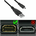 USB DC Charger +Data SYNC Cable Cord Lead For Nikon Coolpix S8200 camera. 
