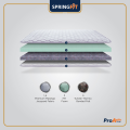 Springfit Pro Activ Flip Medium Hard Ortho Bed Mattress 4 Inch-Queen Size Bed (70x58x4 Inch, 177x147 Cm, 5.83x4.83 Foot Orthopedic Mattress). 