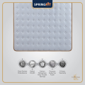 Springfit Club Class Natura 5 Layered Orthopedic Spine Support Double Pocket Springs Latex Foam Luxury Bed Mattress 8 Inch- Queen Size Bed (78x60x8 Inch). 