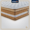 Springfit Club Class Natura 5 Layered Orthopedic Spine Support Double Pocket Springs Latex Foam Luxury Bed Mattress 8 Inch- Queen Size Bed (78x60x8 Inch). 
