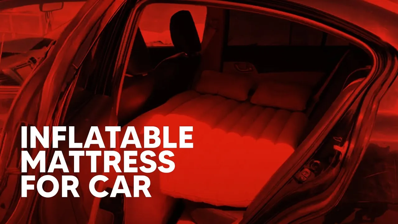 Buy Car Back Seat Inflatable Air Mattress Bed In Pakistan. Color Beige
