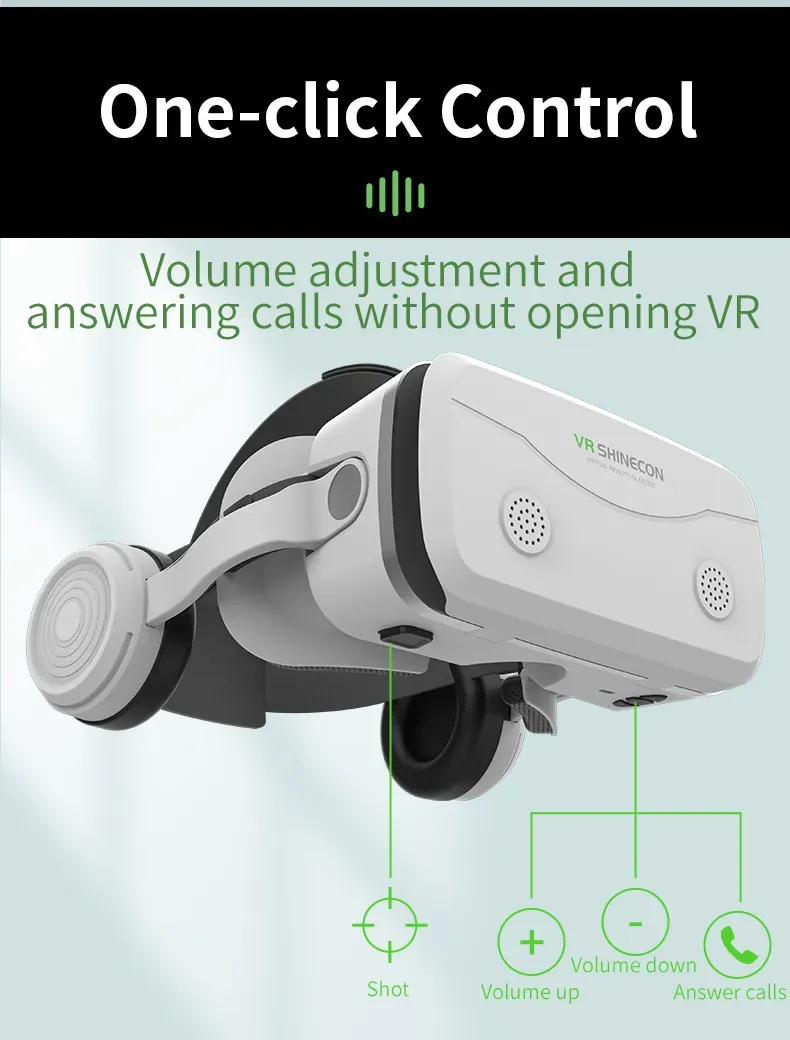 Vr G15e Generation Smart Mobile Phone 3D Cinema Virtual Reality Vr Glasses