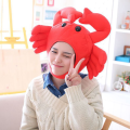 Lovely Taiyaki Crab Shape Cotton Earflap Beanie Cap Hat Costume Parties Supplies. 