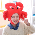 Lovely Taiyaki Crab Shape Cotton Earflap Beanie Cap Hat Costume Parties Supplies. 