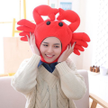 Lovely Taiyaki Crab Shape Cotton Earflap Beanie Cap Hat Costume Parties Supplies. 
