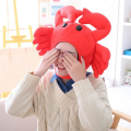 Lovely Taiyaki Crab Shape Cotton Earflap Beanie Cap Hat Costume Parties Supplies. 