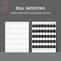 1 Sheet Appliances Icon Logos English Print Self-adhesive Great Stickiness Clear Icons Removeable Distinguish Keys Bathroom No Mark Left Push Button Icon Labels for Home Use. 
