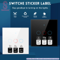 1 Sheet Appliances Icon Logos English Print Self-adhesive Great Stickiness Clear Icons Removeable Distinguish Keys Bathroom No Mark Left Push Button Icon Labels for Home Use. 