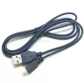 Black - White USB Data Sync Cable for CANON LEGRIA HF S30 XF300 XF105 HF R38. 