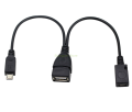 3in1 Male to Female Micro USB 2.0 Power Charging Host OTG Hub Cable Adapter. 