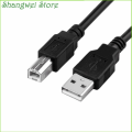 USB Cable for Zebra Eltron LP2844 LP2844N ZP400 TLP2844 Label Thermal Printer. 