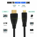 6ft 1080P Micro HDMI TV Video Cable Cord for Olympus camera SZ-10 SZ-12 SZ-14. 