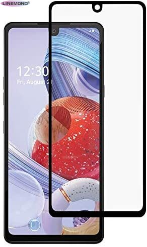 Tempered Film for LG for LG Q Stylo 6 Full Glue Full Screen Tempered Glass Film Screen Protective Film (Color : Black)