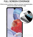 Tempered Film for LG for LG Q Stylo 6 Full Glue Full Screen Tempered Glass Film Screen Protective Film (Color : Black). 