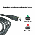 USB Cable for JXD S601 Android MP5 Game Player Tablet PC Power Charger Data Cord. 