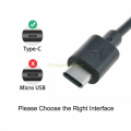 USB-C Charging Data Cable for VTech RM5864HD RM5864-2HD RM5864 PU BU Monitor. 