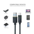 3ft USB-C Type-C Charger Cable Cord Lead for Asus ZenPad S8 ZenFone 3 Deluxe. 