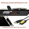 USB Charger Data SYNC Cable For Samsung TL205 TL210 TL220 i8 Camera. 