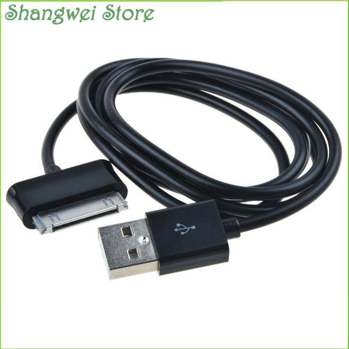 Black USB Sync Data Charger Cable Cord for Samsung Galaxy Tab SPH-P100 SGH-T849