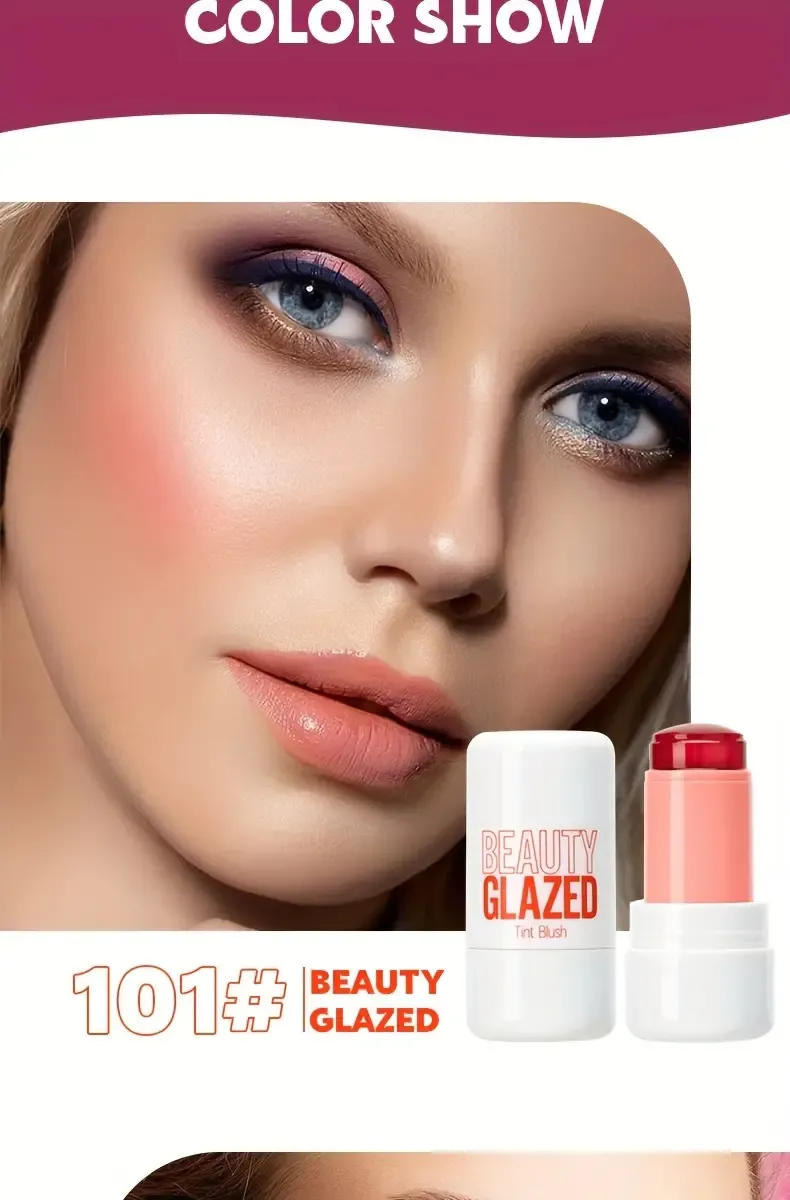 jelly blush aloe glycerin infused flower extract long lasting natural cheek tint assorted colors details 6